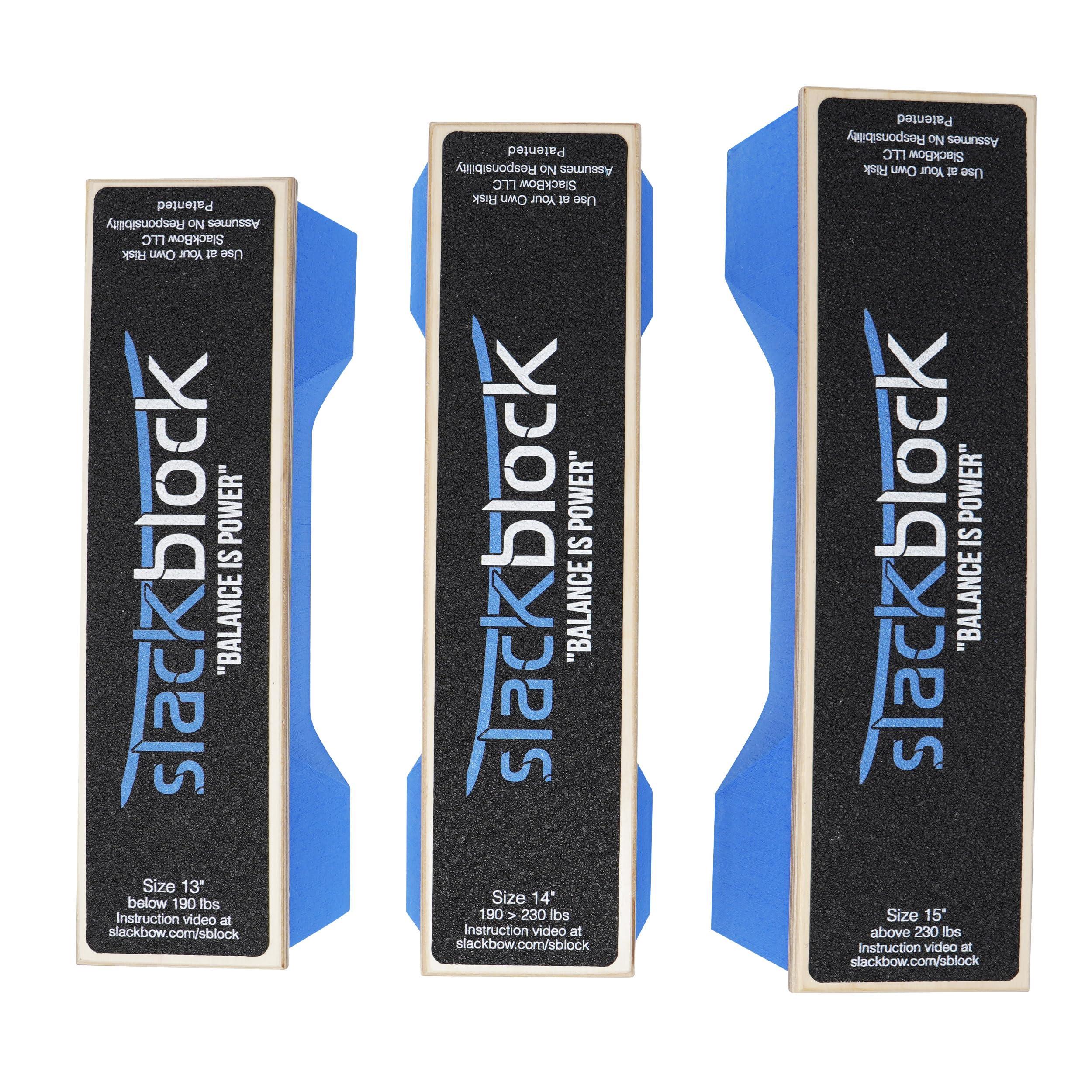 SlackBow SlackBow SlackBlock Athletic Balance Trainer Improve Balance, Stability, and Athletic Performance Condition Your Body and Prevent Injury - Compact and Portable 13