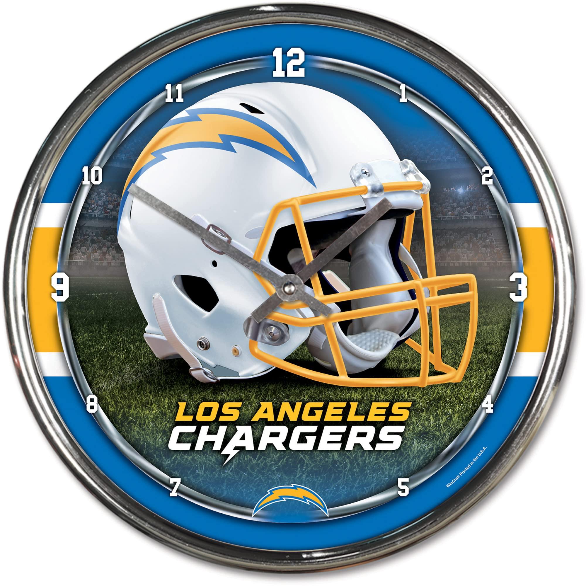WinCraft WinCraft Los Angeles Chargers Chrome Wall Clock