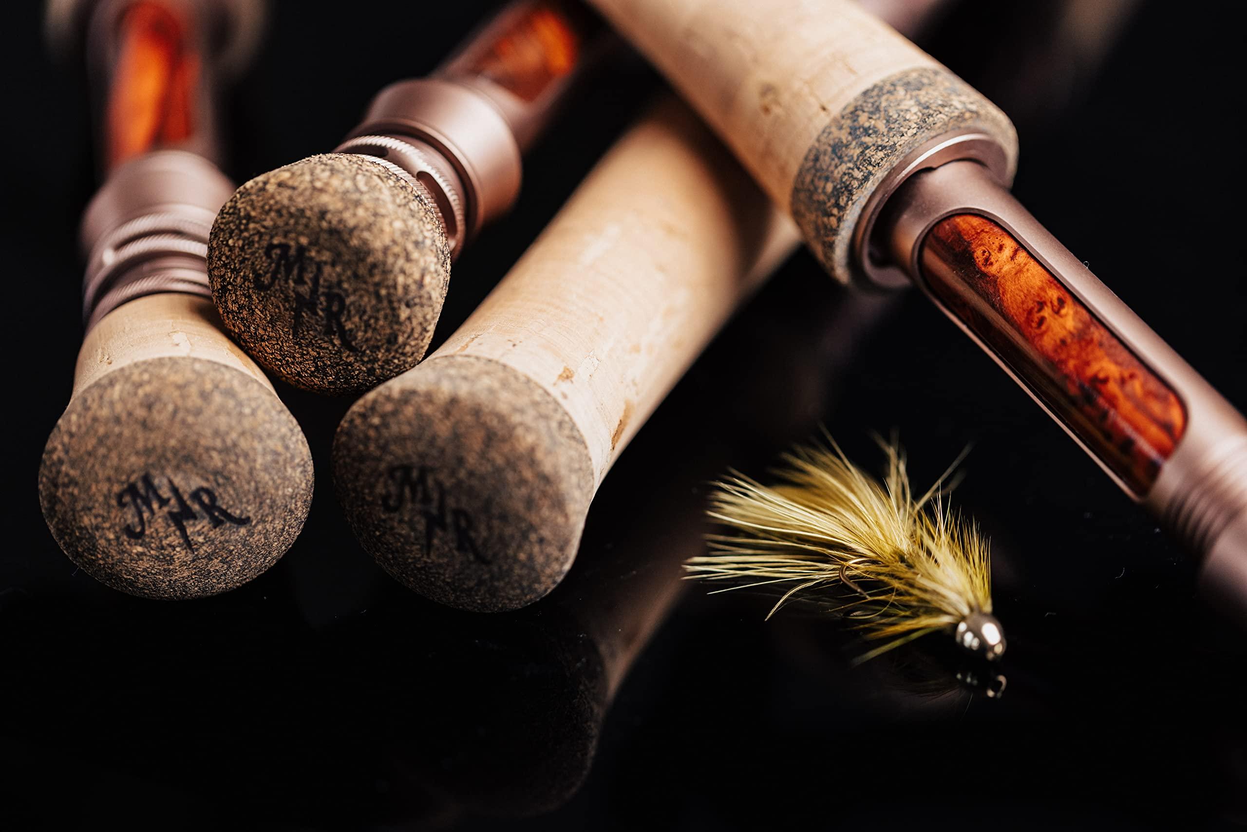 Moonshine Rod Company Moonshine Rod Company Fly Fishing Rod with Carrying Case and Extra Rod Tip Section Medium Action, The Drifter II, 7wt 10\'