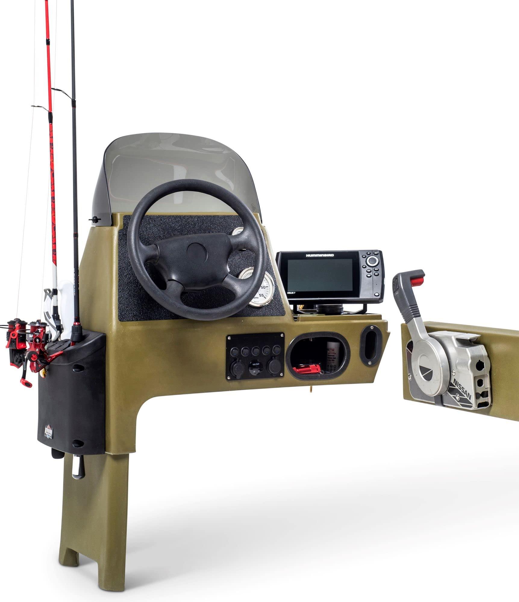 REVOLUTION PRODUCT DEVELOPMENT RPD 1822 Side Console Kit for Jon Boat, Skiffs and More, Green
