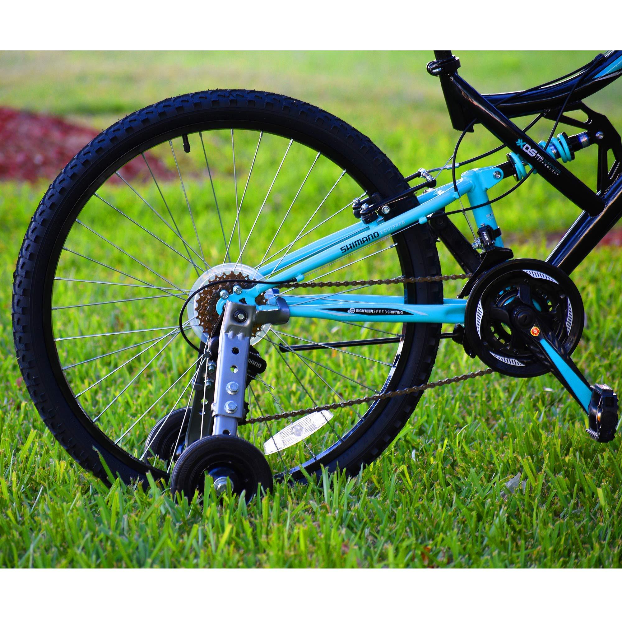 FXXX Adult Heavy-Duty Adjustable Training Wheels for 24-29 Inch Bicycles - Perfect for Safe Learning and Smooth Rides!