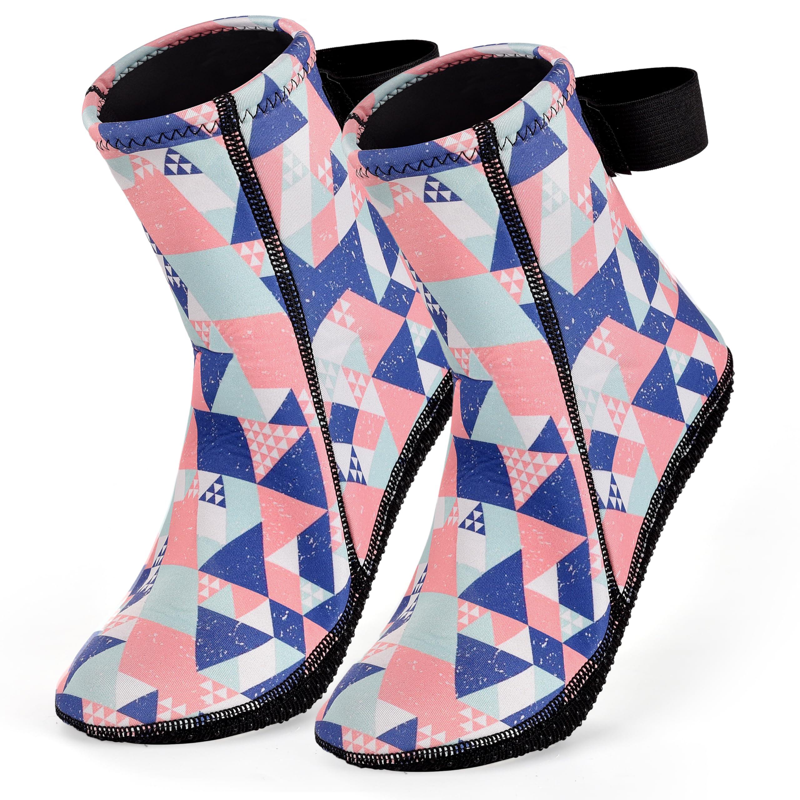 Intbost Intbost Kids Neoprene Socks 3mm Wetsuit Socks for Girls Keep Warm Anti Slip Water Toddlers Sand Beach Scuba Diving Snorkeling Swimming Children Youth