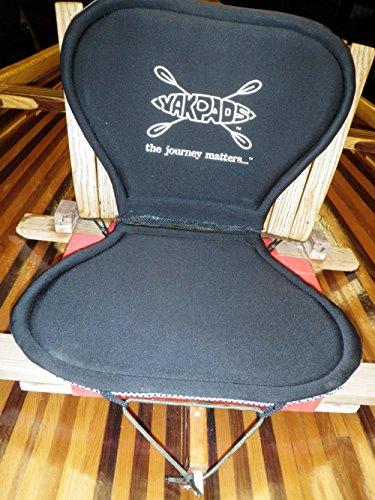 Yakpads Yakpads High Back Cushioned Seat Pad, Gel Seat Pad for Kayaks, Portable Seat Cushion for Outdoor Watersports and Recreation - Cascade Creek (High Back)