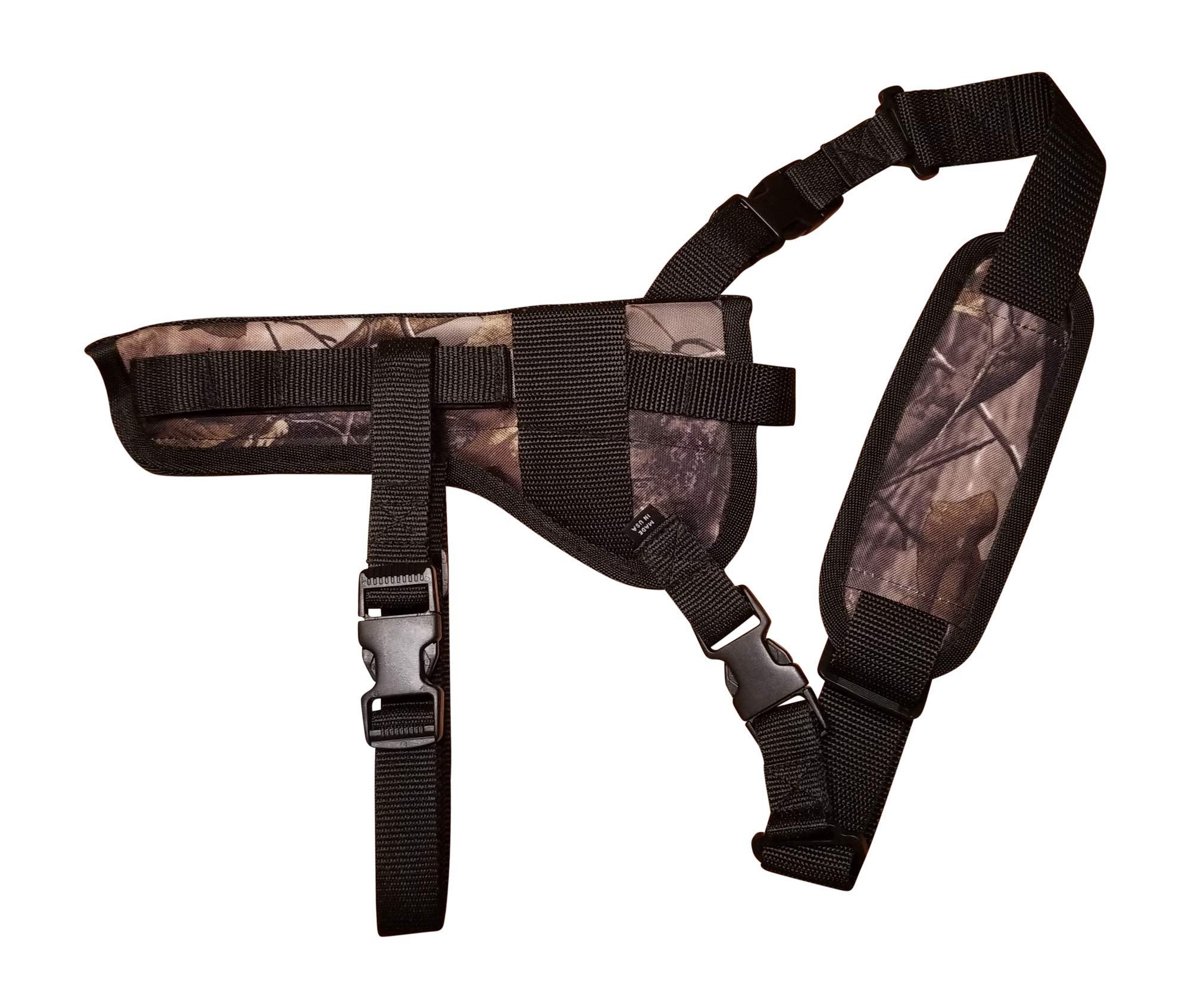Silverhorse Holsters Silverhorse Holsters Chest/Shoulder Gun Holster | Fits Ruger Redhawk, Super Redhawk, Super Blackhawk Revolvers in 5.5" - 10.5" Barrel Lengths (10.5" Barrel Right Hand, Hardwood Camo)