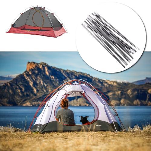 TRIWONDER TRIWONDER Tent Pole Replacement Aluminum Camping Rod Accessories Multifunction Tent Poles, 2 Poles (20 ft)