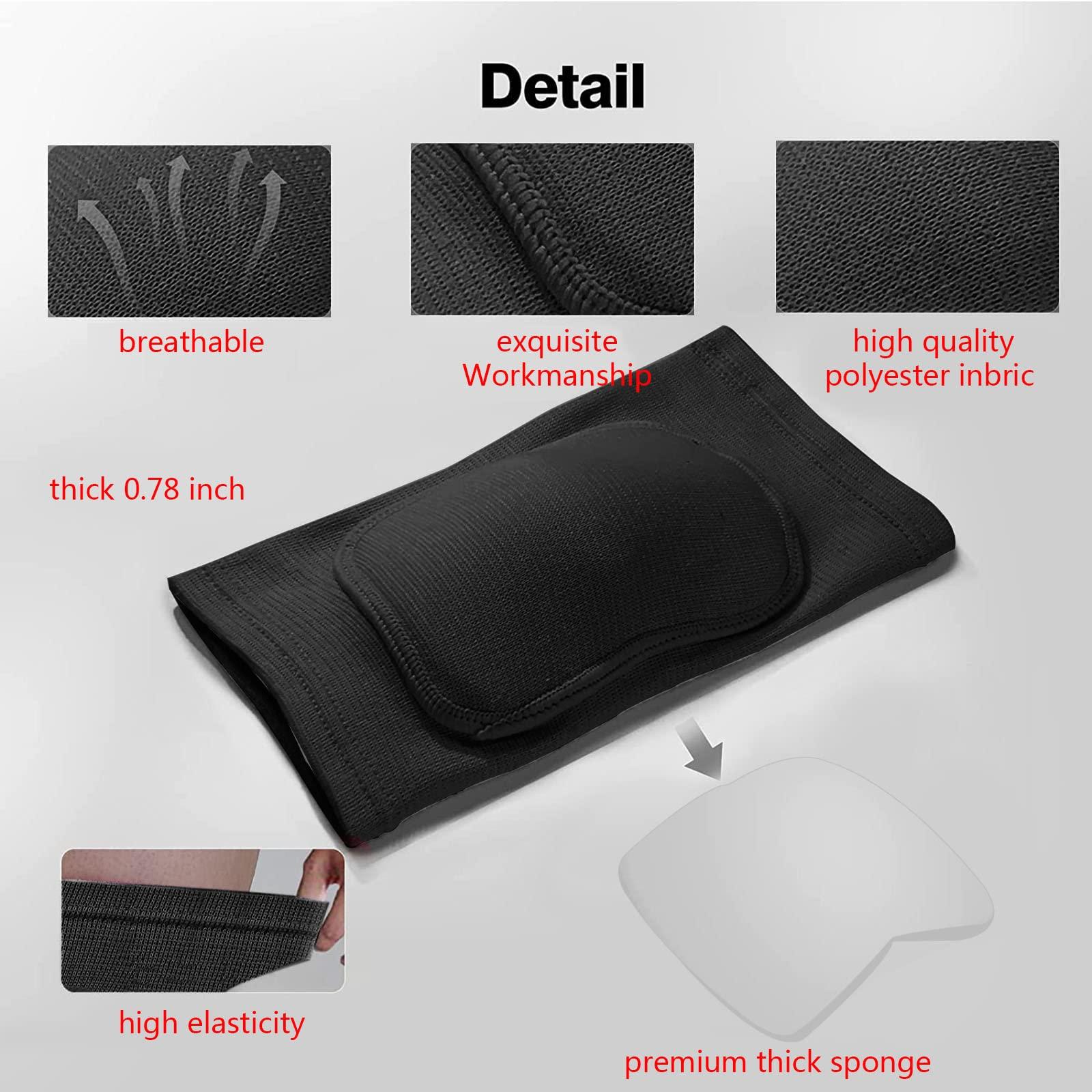 RYBTB RYBTB Volleyball Knee Pads for Women, Men, Youth, Girls, Kids, Knee Brace for Volleyball Basketball Football Dance Yoga Tennis Running Cycling Workout Climbing Wrestling