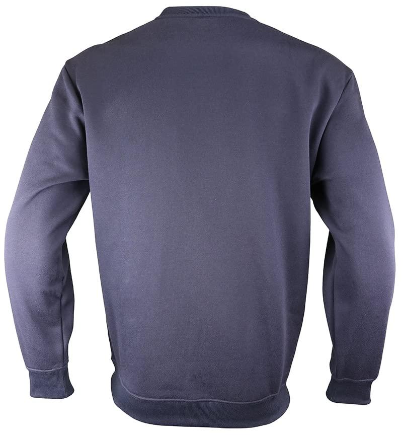 Epic Sports Epic Adult Kangaroo Pocket W/Media-Pass-Through Crew Sweatshirt Grey S