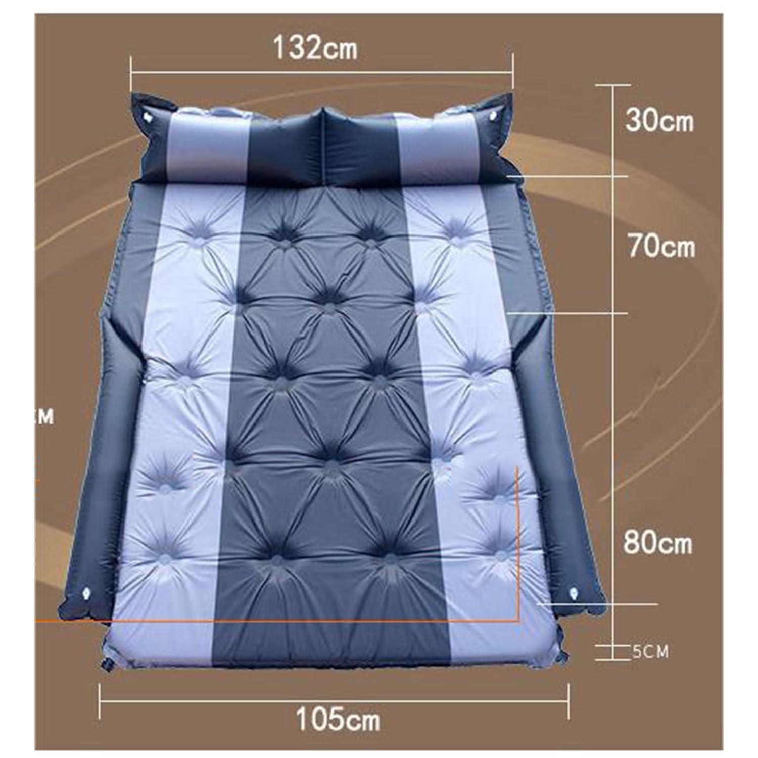 GHUNT GHUNT Car Air Mattress for Chevrolet SUV Traverse Equinox Captiva/Windstorm Trailblazer Trax Tahoe Suburban SUV 2006-2024, Inflatable Air Mattress Thick Air Bed Travel Camping Outdoor Activities