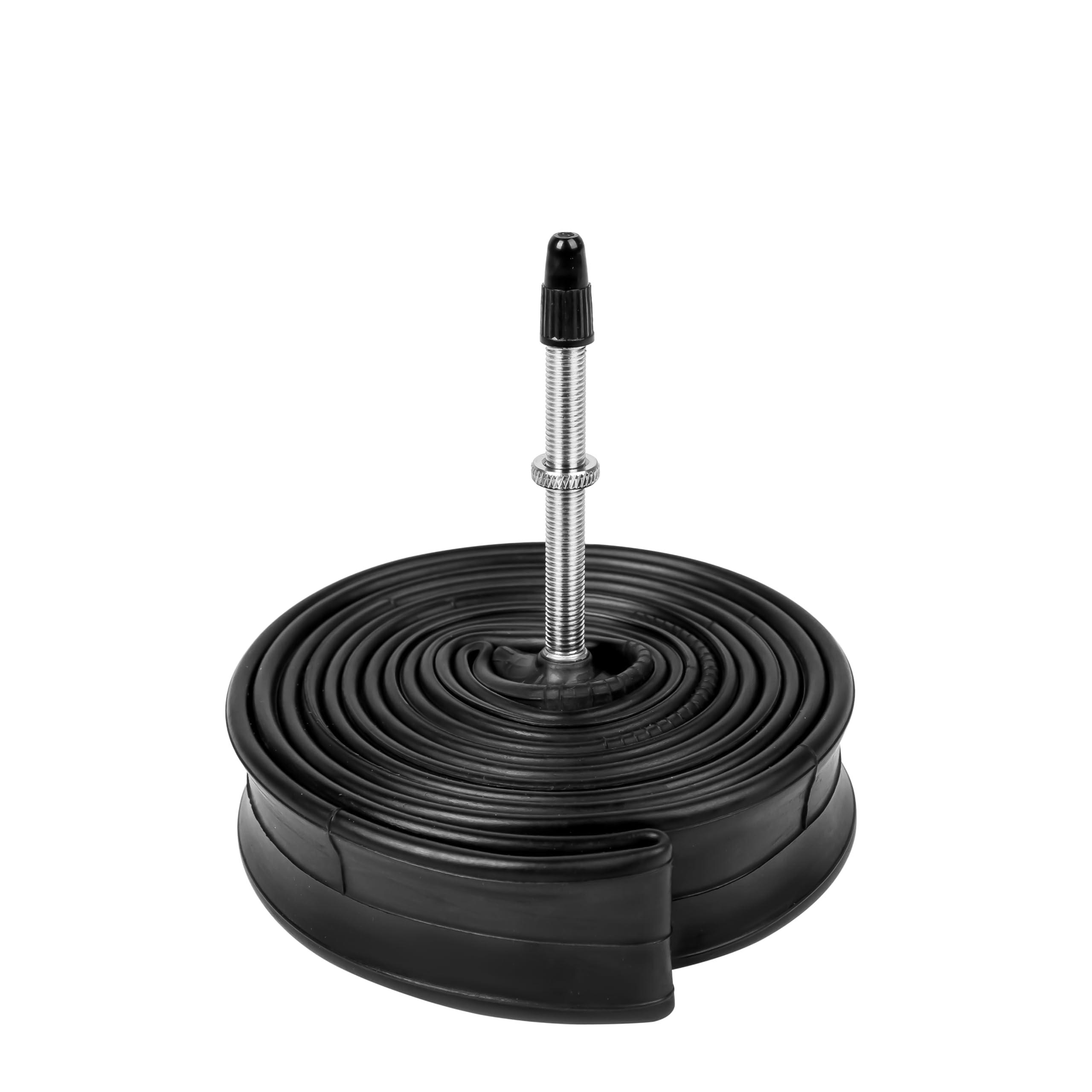 YunSCM 700C Heavy Duty Bike Tubes 700x25C/26C/28C/32C FV60 Presta Valve (25/34-622) 700C Bicycle Inner Tubes Compatible with 700x25C 700x26C 700x27C 700x28C 700x30C 700x32C 700x34C Bike Tire Tubes 2-PCS