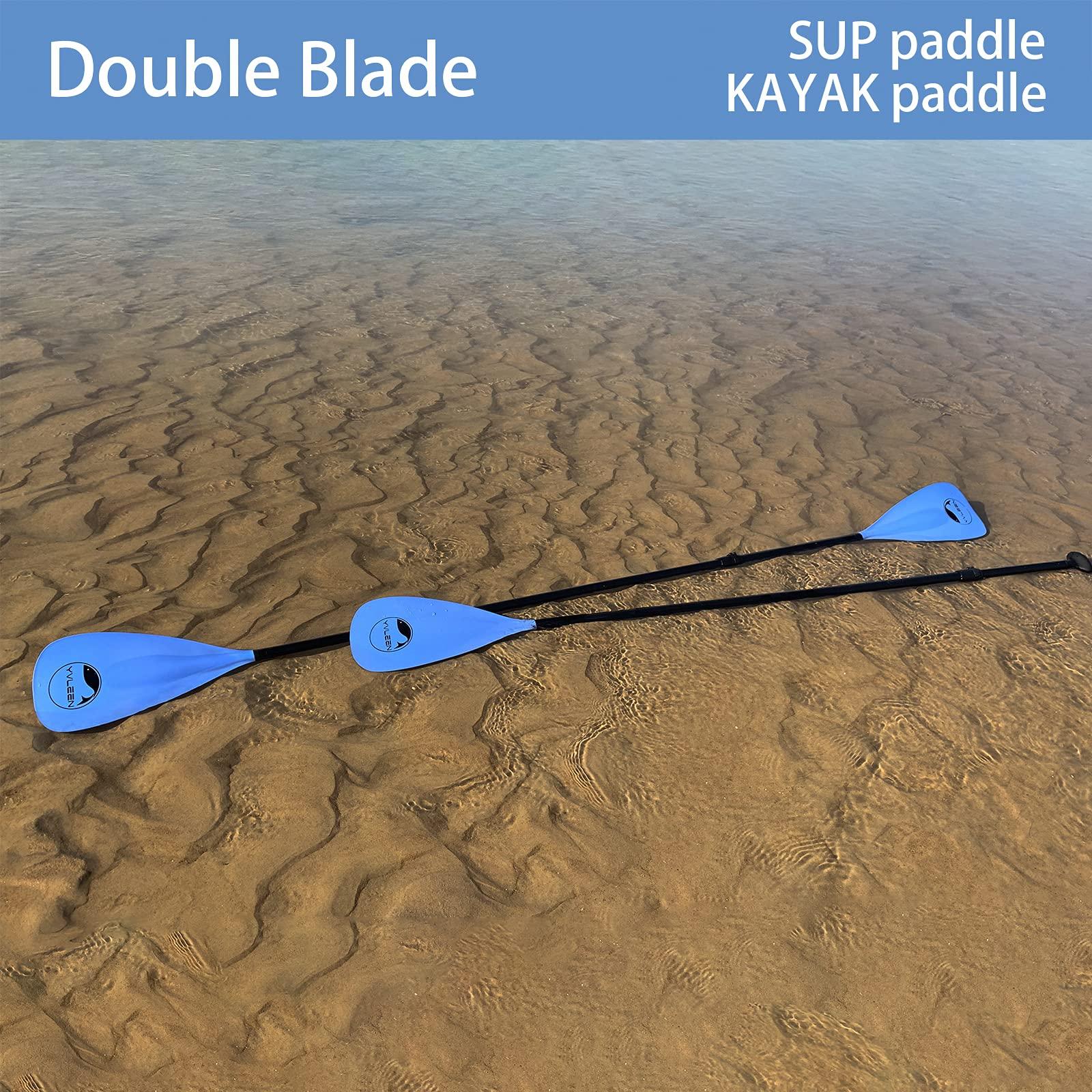 YVLEEN YVLEEN SUP Paddle Board PaddleStand up Paddleboard Paddles Adjustable Aluminum 4-Piece Floating Kayak PaddleConvertible Paddle