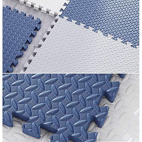 ALGFree-Foam Floor Tiles ALGFree Foam Puzzle Mat Interlocking Foam Floor Mats Odorless Cuttable Splice Kindergarten Nursery, 4 Colors, 3 Sizes (Color : D, Size : 30x30x2.5cm 16pcs)