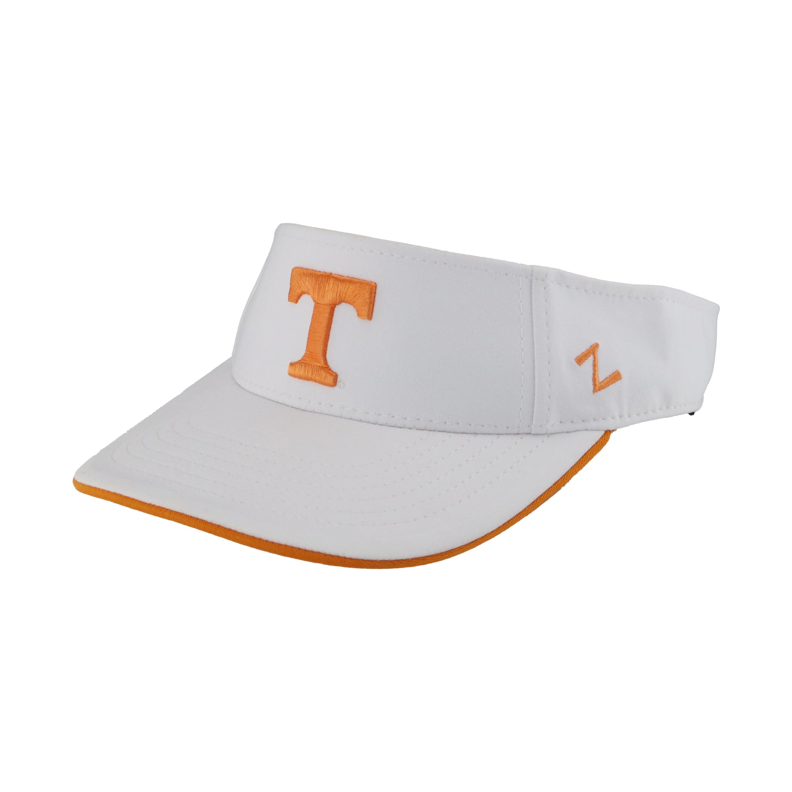 ZHATS ZHATS Standard NCAA Officially Licensed Visor Impact, White
