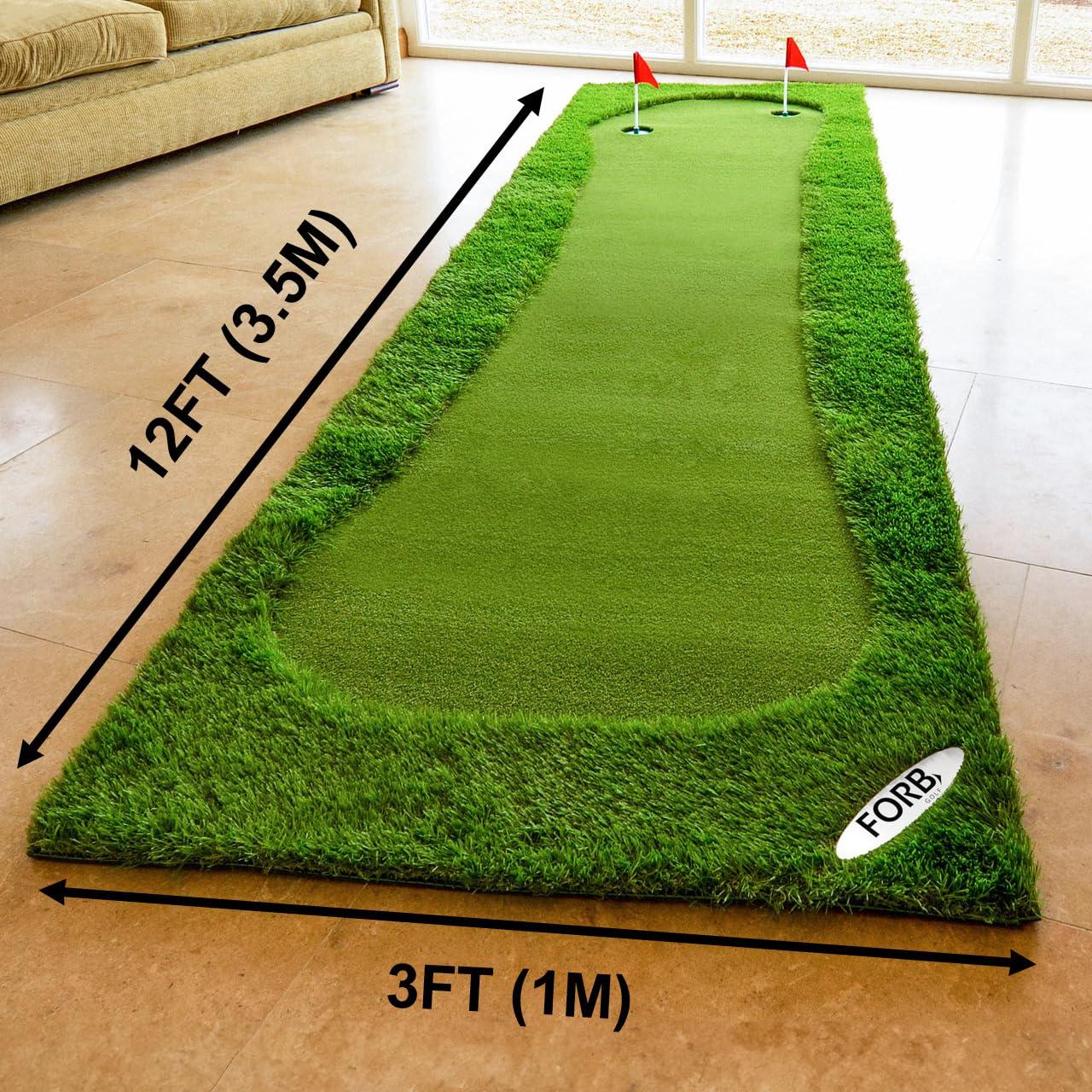 FORB FORB Professional Golf Putting Mats | Premium Indoor Putting Greens for Home Practice with 3 Size Options (12ft x 3ft)