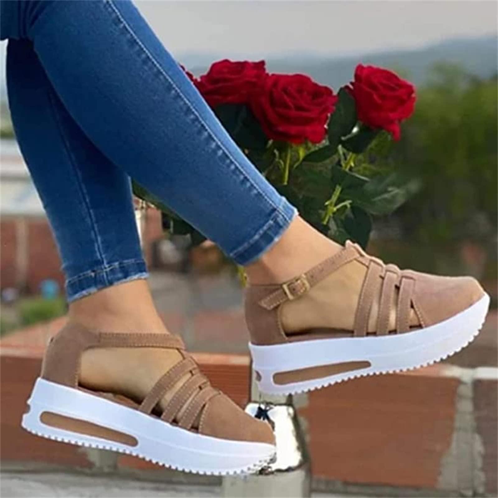 Ladmiple Ladmiple Shoes for Women Slip On Loafer Women\'s Low Top Sneakers Slip On Canvas Shoes Comfort Platform Walking Shoes Dressy Casual Summer Fashion Non Slip Flats Loafers