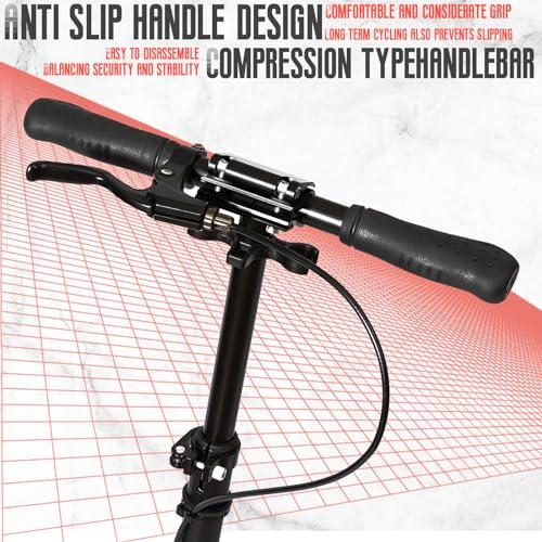 GLDDFDG GLDDFDG Scooter for Adults and Teens- Adjustable Height, Kids Scooter, Folding Scooter, Teens & Adults, Lightweight, Aluminum,Indoor and Outdoor Scooters for Children 6-12 Years Old