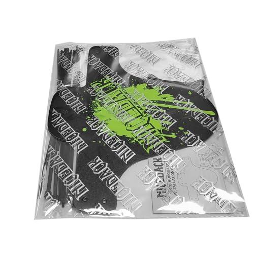 NICEDACK NICEDACK Bike Fender, Adjustable MTB Mud Guard, Front and Rear Compatible Mudguards, Fits 650B 20\" 26\" 27.5\" 29 inch Fat Tire Bikes and All Disc Brake Bicycles (Carbon Fiber Pattern,Orange)