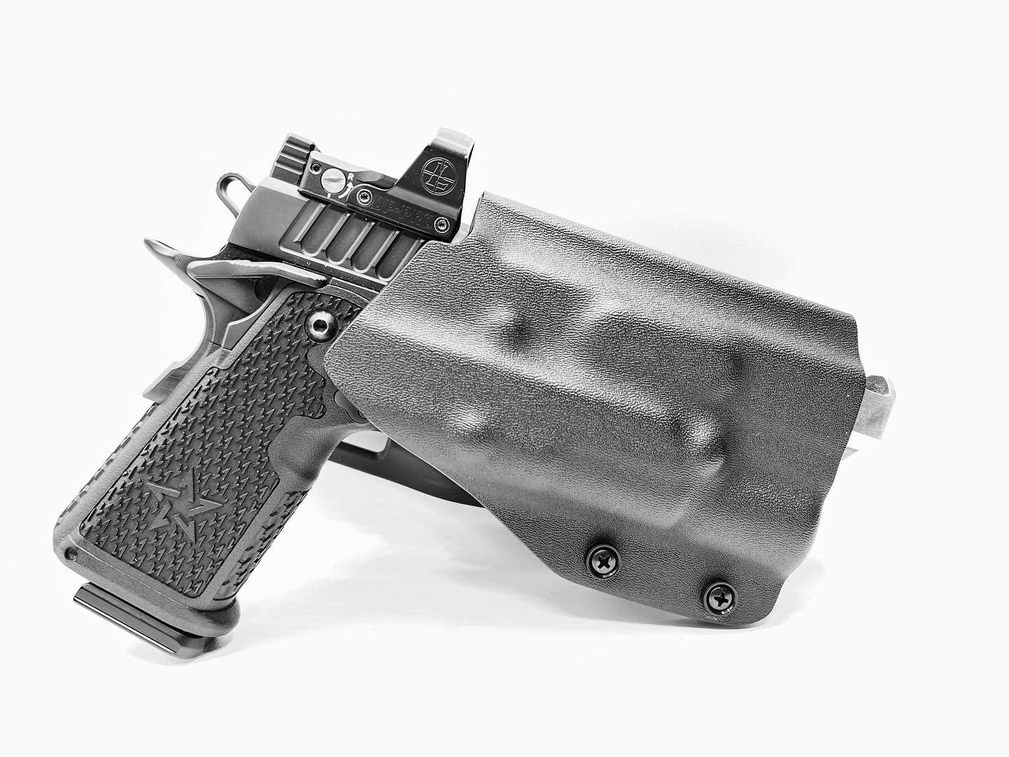 DS Custom Holsters Model 4 Holster for Staccato XC, P - X300 Ultra/Turbo, Light Bearing OWB, Right & Left Hand (Right Hand - No Attachment)