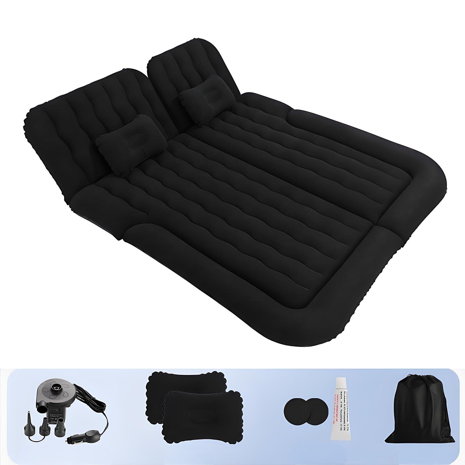 USGTYUS USGTYUS Car Inflatable Bed for BMW X4 20d 30i 30d M40i M40d X4M Car Travel Mattress Waterproof and Leak-Proof Inflatable Car Mattress with Flocking PVC Surface,A-Inflatable Cushion