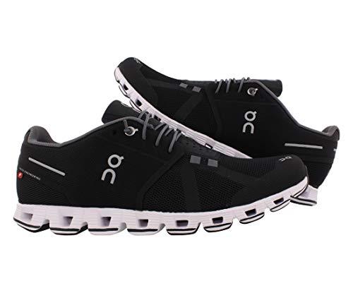 ON On Running Cloud Mens Shoes Size 9, Color: Black/White
