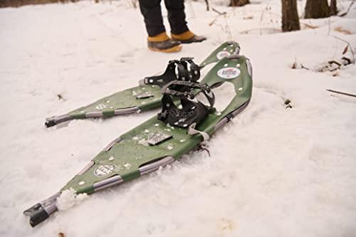 Redfeather Redfeather Snowshoes Trek SV2 Kit, Green, 30 Inch - Aluminum - Made in The USA