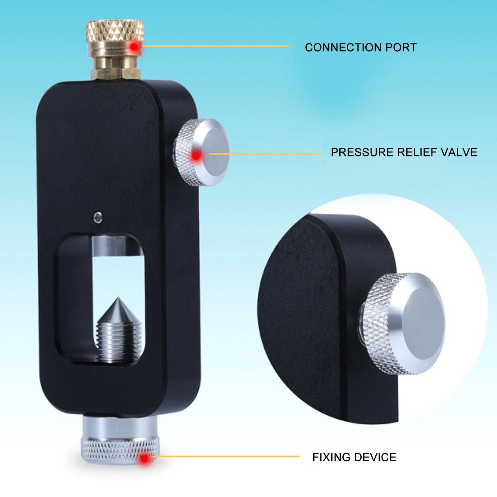 SUNFECILI SUNFECILI Scuba Tank Refill Adapter Diving Oxygen Cylinder Refill Adapter, 8mm Universal G5/8 Diving Tank Refill Adapter for Oxygen Transport, Made from Stainless Steel and Aluminium Alloy