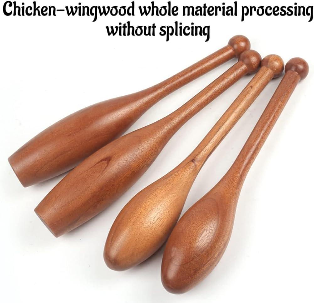 CBLdF Indian Clubs Fitness Barbell Wooden Exercise Club Improves Grip Wooden Indian Clubs Pair for Strength Training Weight Lifting Fitness/Training/Exercise Warm Up Clubbell-S