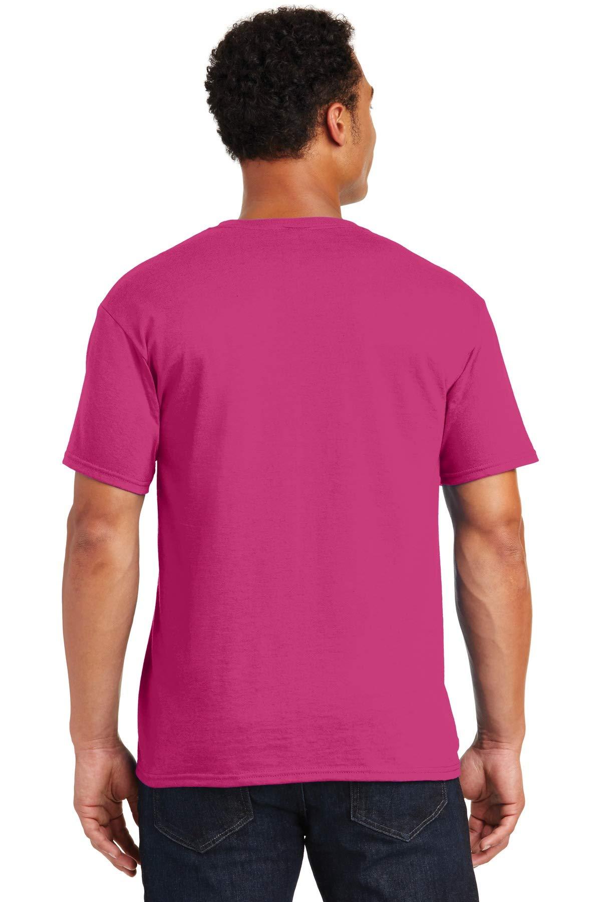 Jerzees Jerzees Mens DRI-POWER Active Short Sleeve Crew T-Shirt, JZ29MR, 4X, Cyber Pink