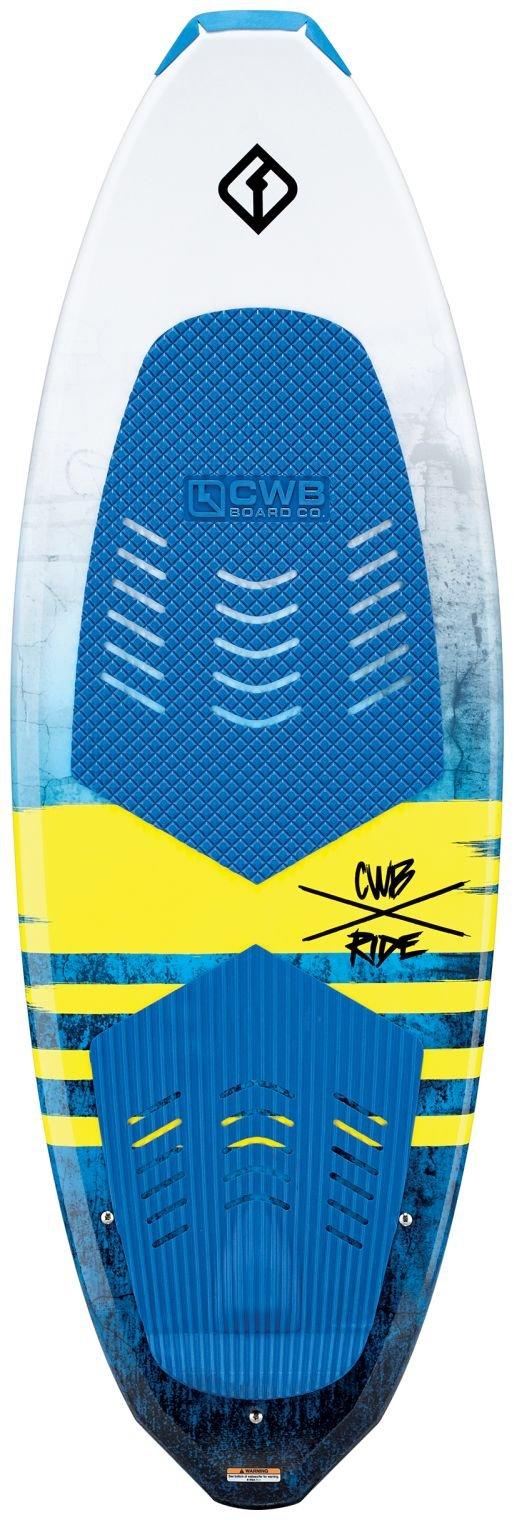 Connelly CWB Connelly Ride Wakesurf Board Package, Proline Surf Rope, Airhead 3-Section Water Ski Rope
