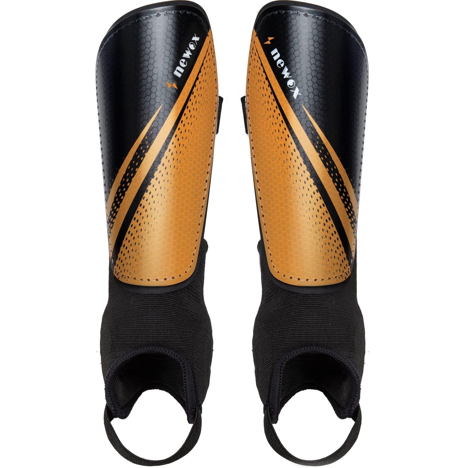 newox newox Soccer Shin Guards Youth - Protection Girls Shin Guards Soccer Youth - Soccer Sleevers Shin Pads - Soccer Shin Guards for Kids 3-16 Years Old Girls Boys Toddler