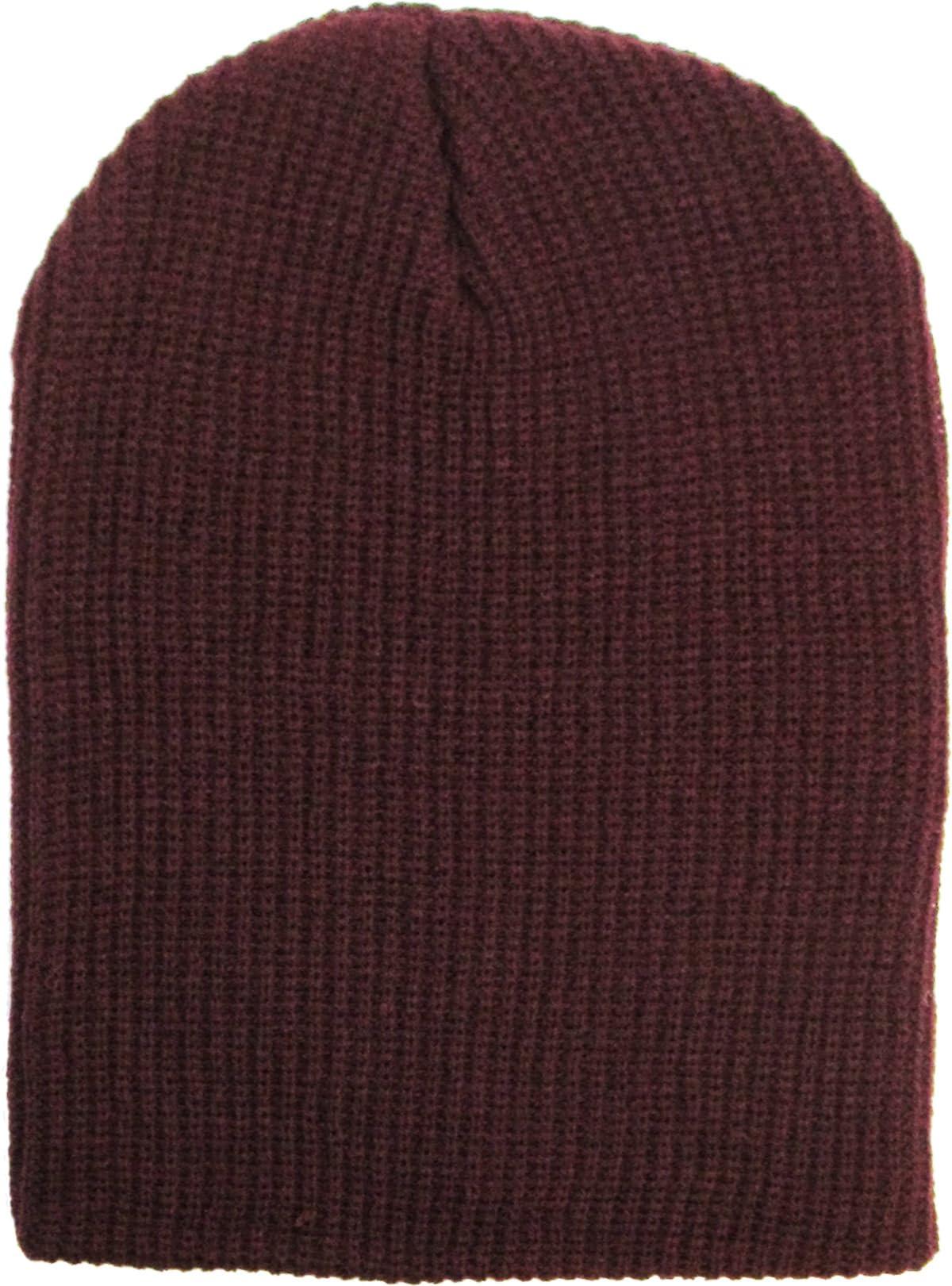 KBETHOS KBW-12 BUR Comfortable Soft Slouchy Beanie Collection Winter Ski Baggy Hat Unisex Various Styles