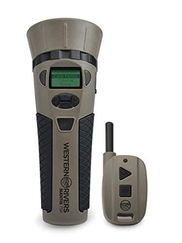 Walker's Western Rivers Walker\'s Mantis 75 Compact Easy-to-Use Handheld Electronic Game Call with Remote - Predator Hunting Accessory
