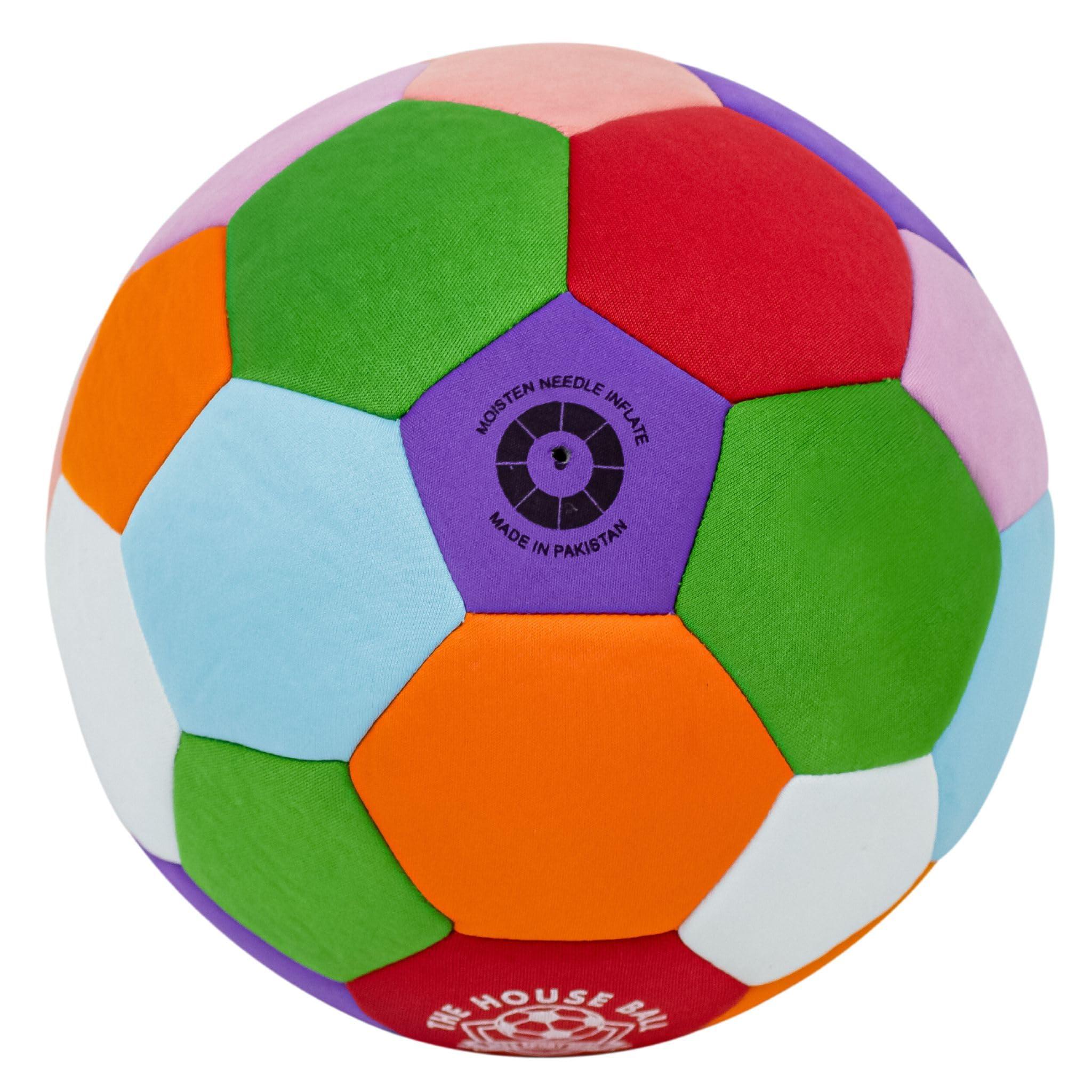 Safe Sport Gear The House Ball - The Original Soft and Safe Indoor Soccer Ball Size 4 - Created for Inside Your Home and Yard - Won't Scuff Your Walls - Realistic Feel and Weight with a Shock Absorbing Exterior