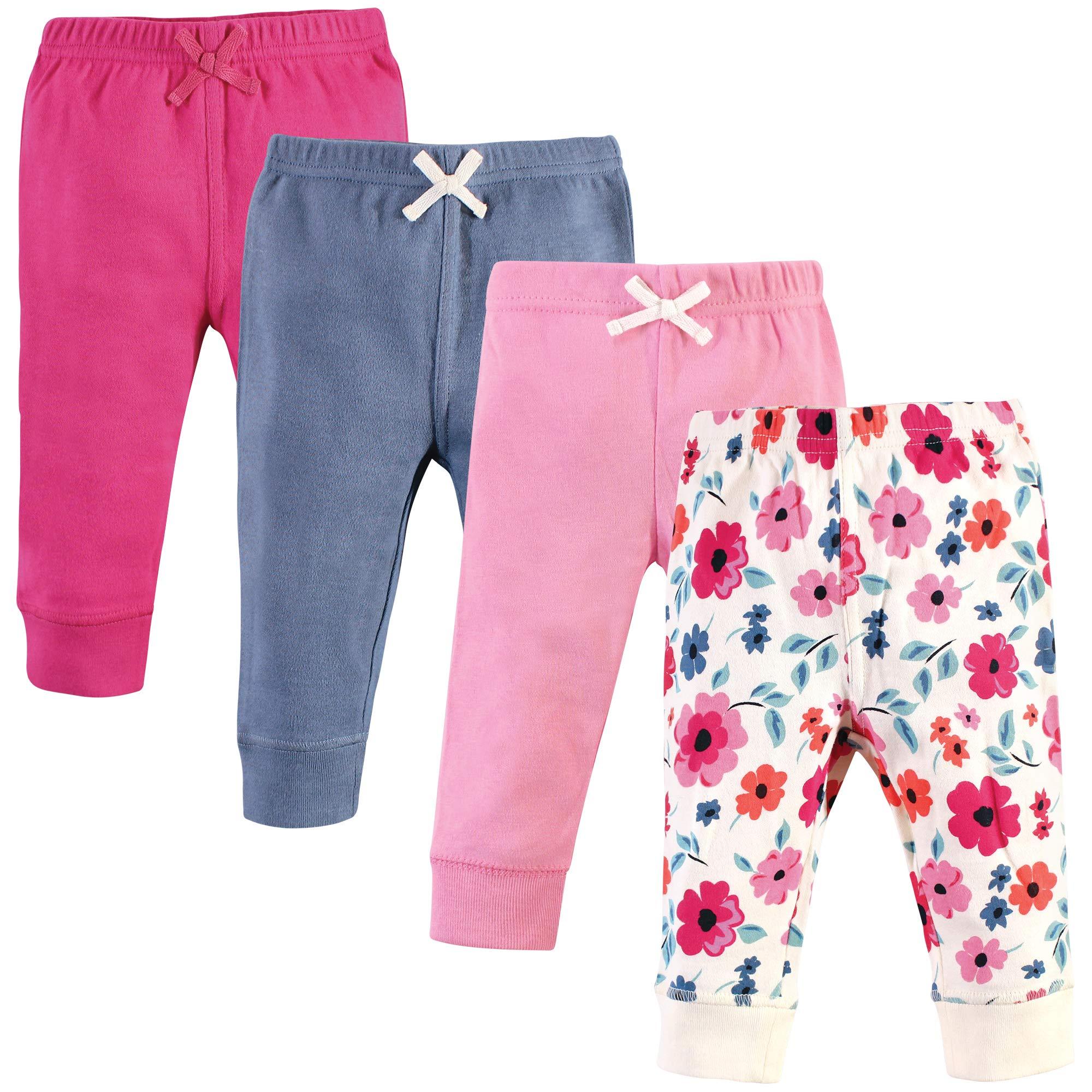 Touched by Nature Touched by Nature Unisex Baby Organic Cotton Pants, Garden Floral, 0-3 Months