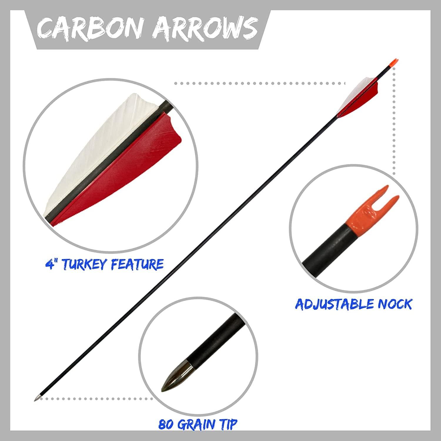 DEERACE DEERACE Takedown Recurve Bow and Arrow Set 62\" Classic Traditional Wooden Bow for Adults Youth Beginner Hunting Targeting Archery (35 Lbs, Left Hand)