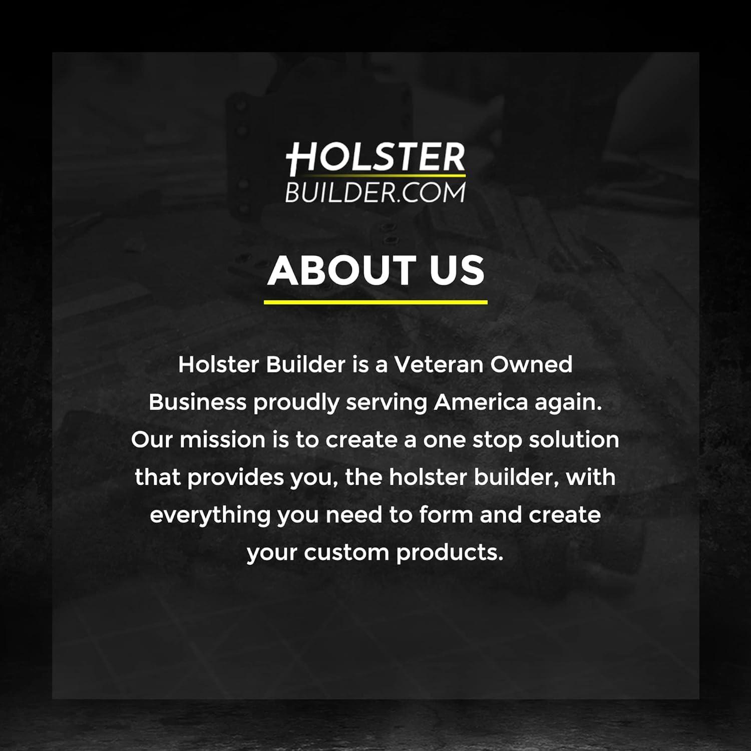 HolsterBuilder HolsterBuilder Ambidextrous IWB/OWB Carbon Fiber Magazine Holster - Convenient Concealment Holster with Mag Pouch - Accessory for Men & Women - Sig P320