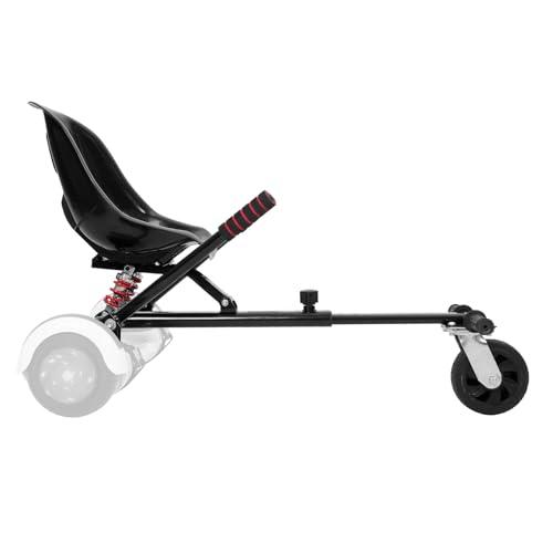 VEVOR VEVOR Hoverboard Seat Attachment, for 6.5" 8" 8.5" 10" Hoverboards, Dual Shock Absorption System, Grips Control, Adjustable Length 270 LBS Load Capacity, Buggy Attachment, for Kids Adults