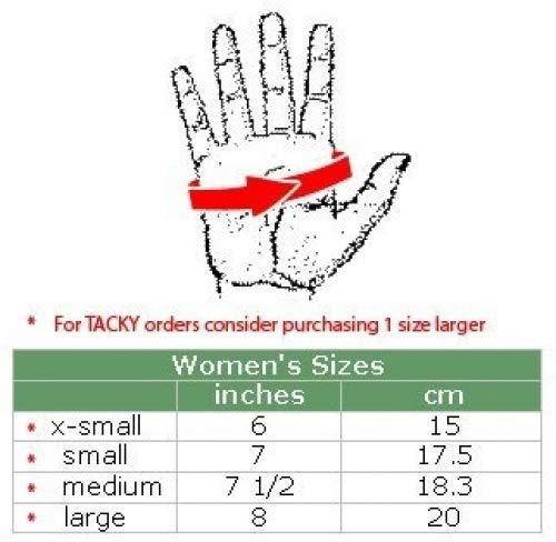 Mighty Grip Mighty Grip White Pole Dancing Gloves with Tack Strips for Gripping The Pole (Large)