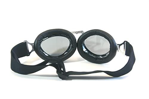 CRG Sports CRG Sports Vintage Aviator Pilot Style Motorcycle Goggles Cruiser Scooter Goggle for Men,Women,Adults,Youths