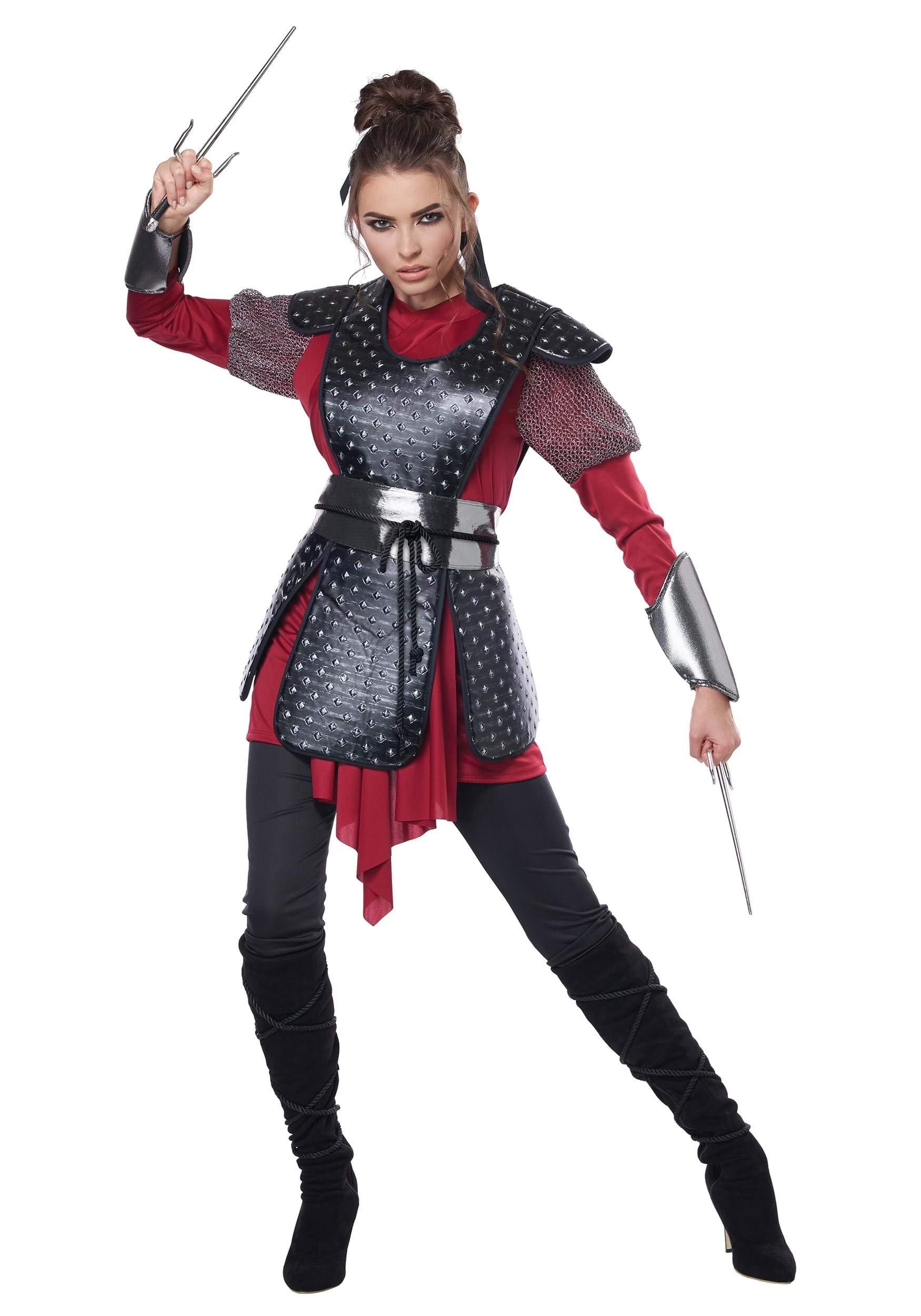California Costumes Samurai Warrior Women's Costume Small/Medium Black, Red