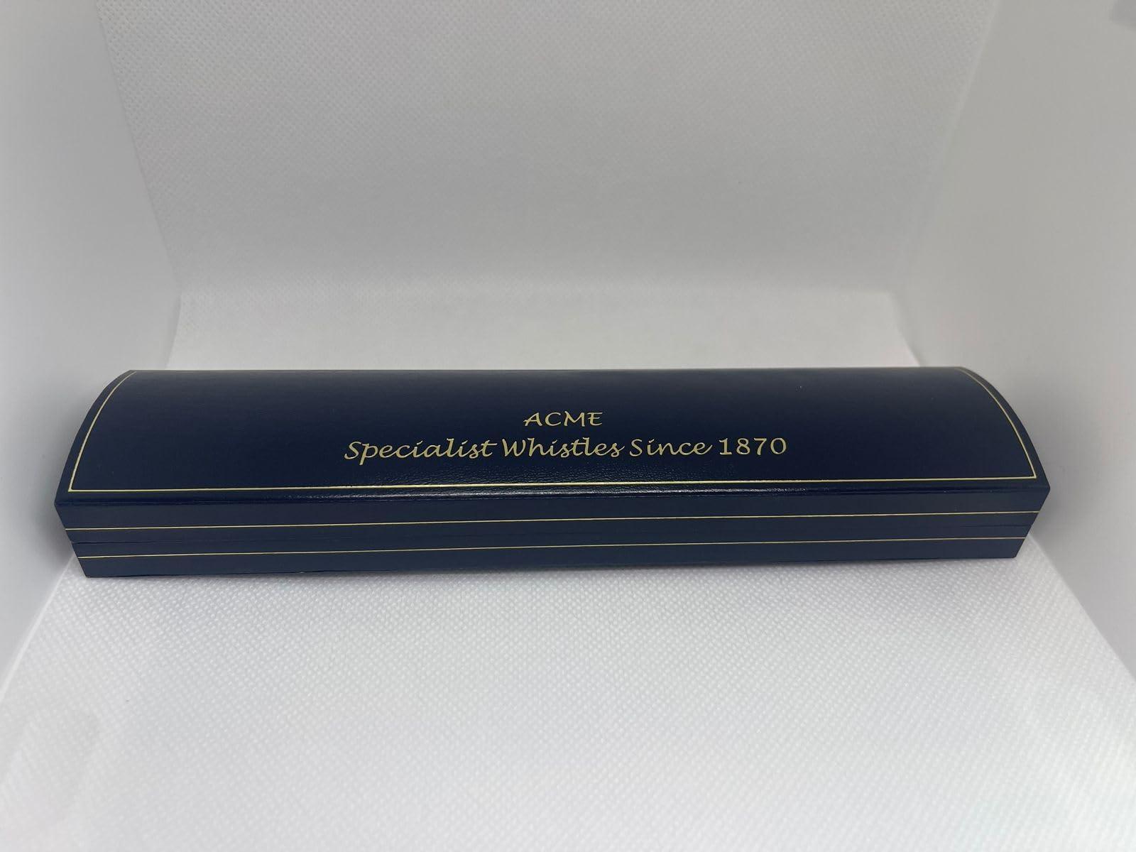 ACME Genuine ACME No12 British Admiralty pattern Boatswain (Bosun) pipe. Professional quality solid brass navy military whistle. Made in the UK. Includes full instructions. (Britannia Silver Plated)