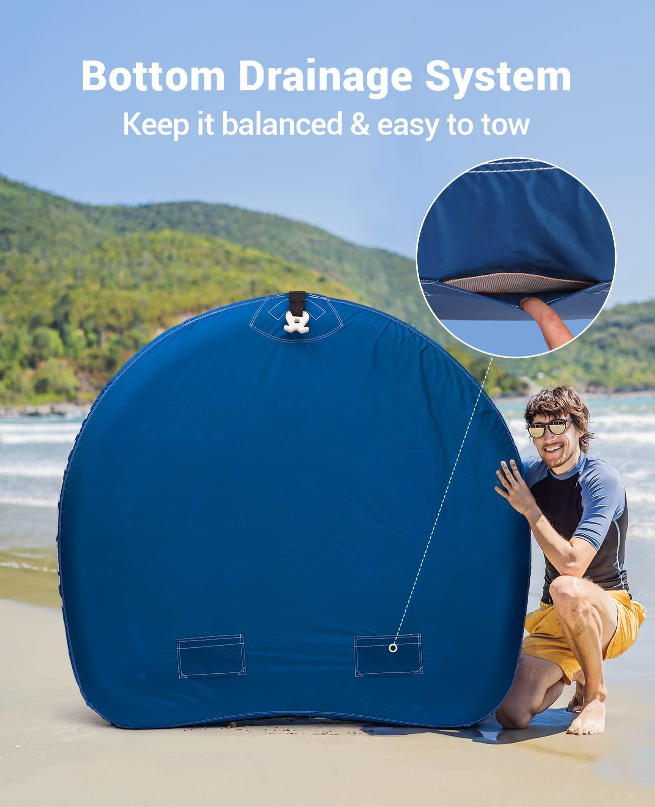 REOSKI REOSKI Towable Tubes for Boating 2 Person, Heavy Duty Boat Tubes and Towables, Inflatable Water Tubes for Boats to Pull with Fins, Drainage, Quick Connector, Large Capacity