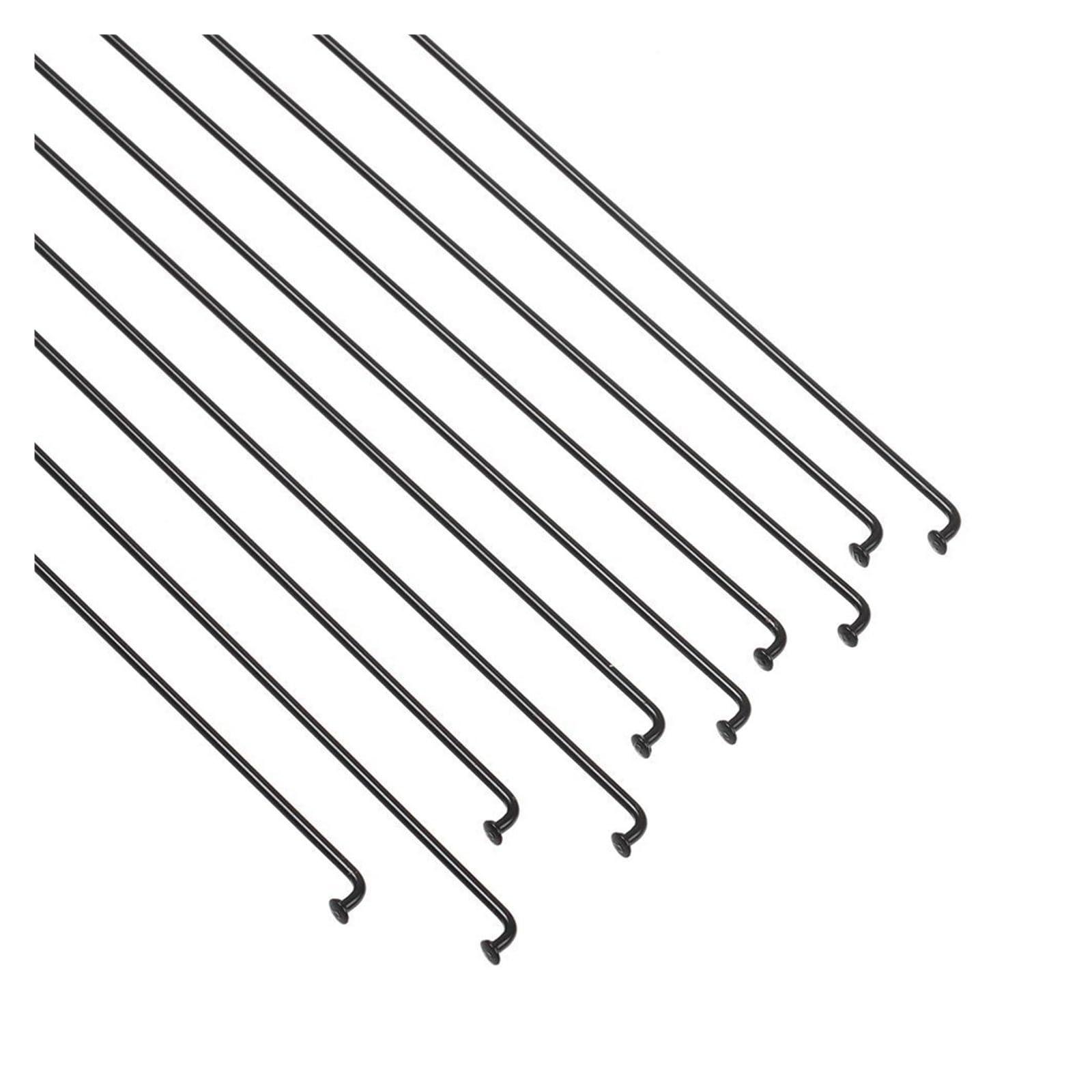 QIAOJUNMING QIAOJUNMING 36pcs Sets 14g for Bicycle Stainless Steel Spokes with Nipples Outdoor Mountain Road Bike High Strength Spokes Wires Cycling Repair Tool(260MM)