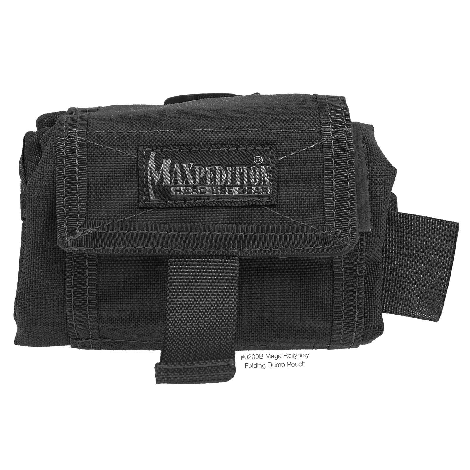 Maxpedition Maxpedition Mega Rollypoly Folding Dump Pouch (Black)
