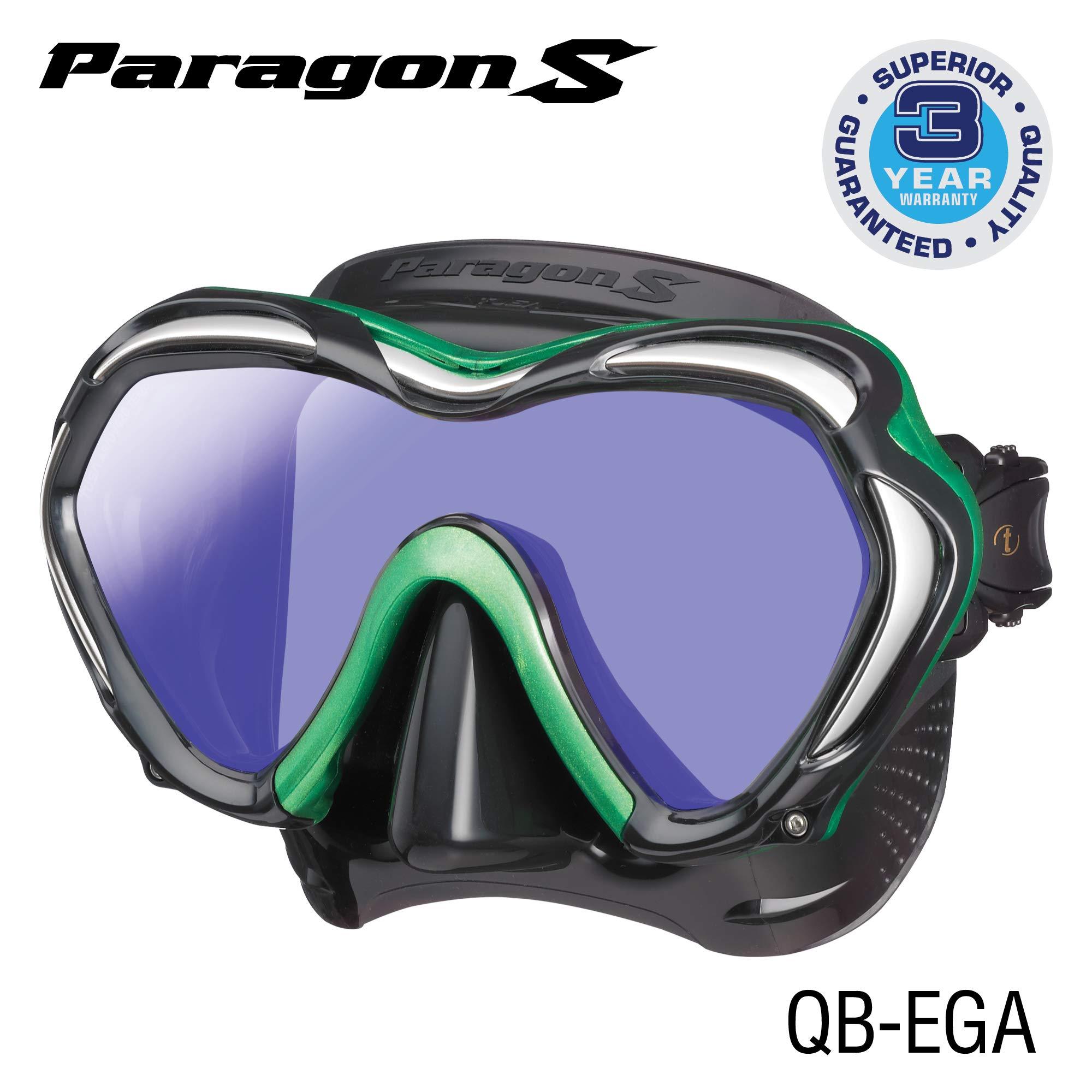 TUSA TUSA M-1007 Paragon S Scuba Diving Mask, Energy Green