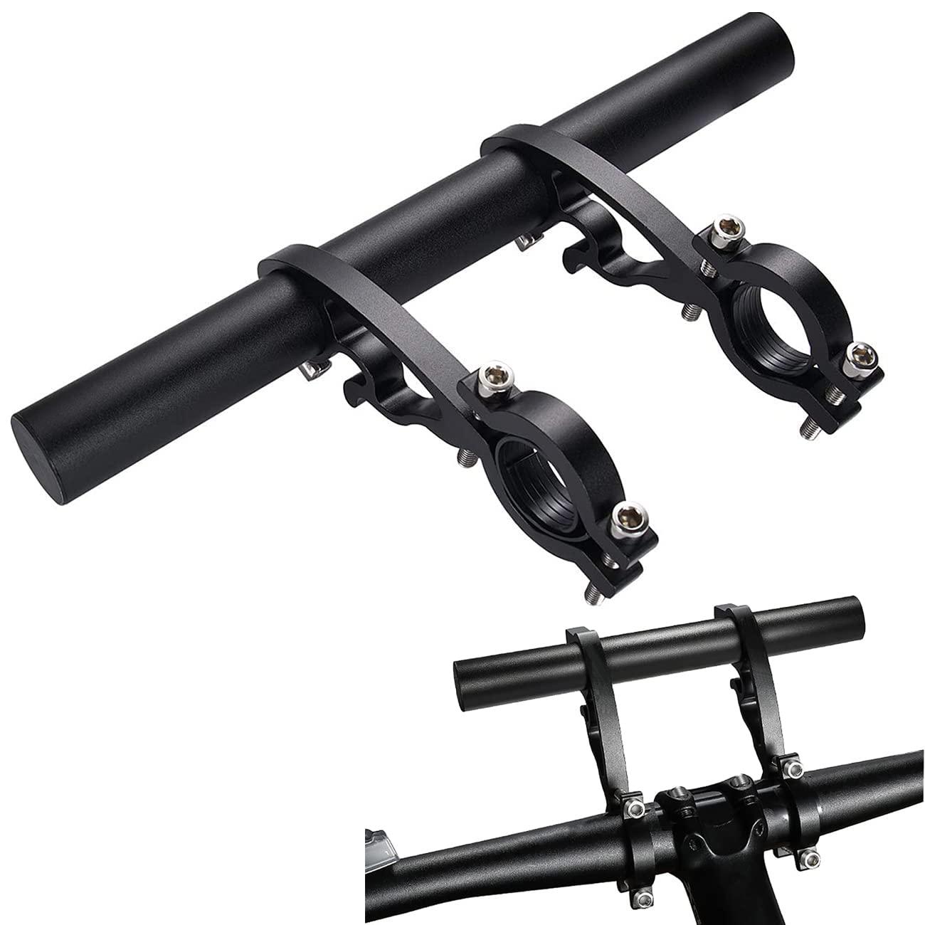 XNX Bike Bicycle Double Handlebars Extender Extension,7.87 inches/20CM Aluminum Alloy Bike Bracket Accessories,for Bike Mounts,Bicycle Extender Bars,for 20mm-32mm Bars Caliber