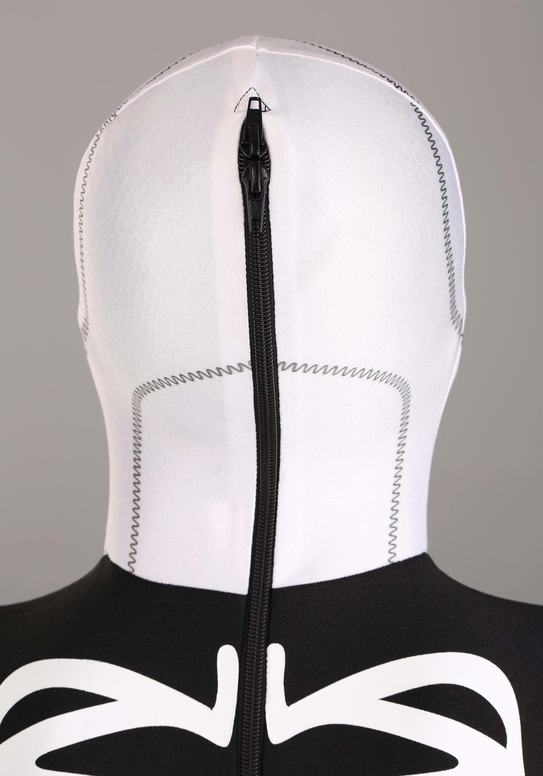 Fun Costumes Authentic Karate Kid Skeleton Suit | Kids Jumpsuit Costume With Printed Bones, Hood and Gloves | Halloween Outfit