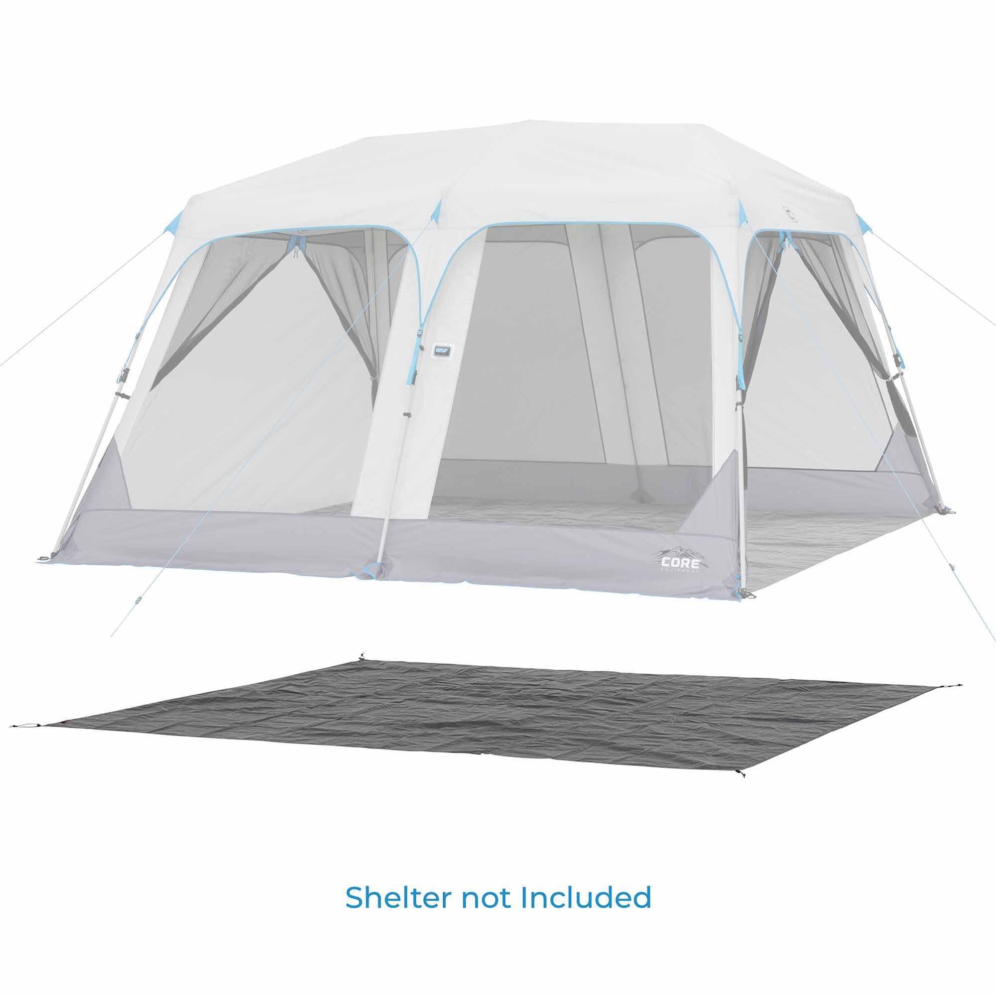 CORE CORE Outdoor Tent Footprints | Perfect Tarp Camping Accessories for Easy Camp Setup (12x10 Instant Screen House)