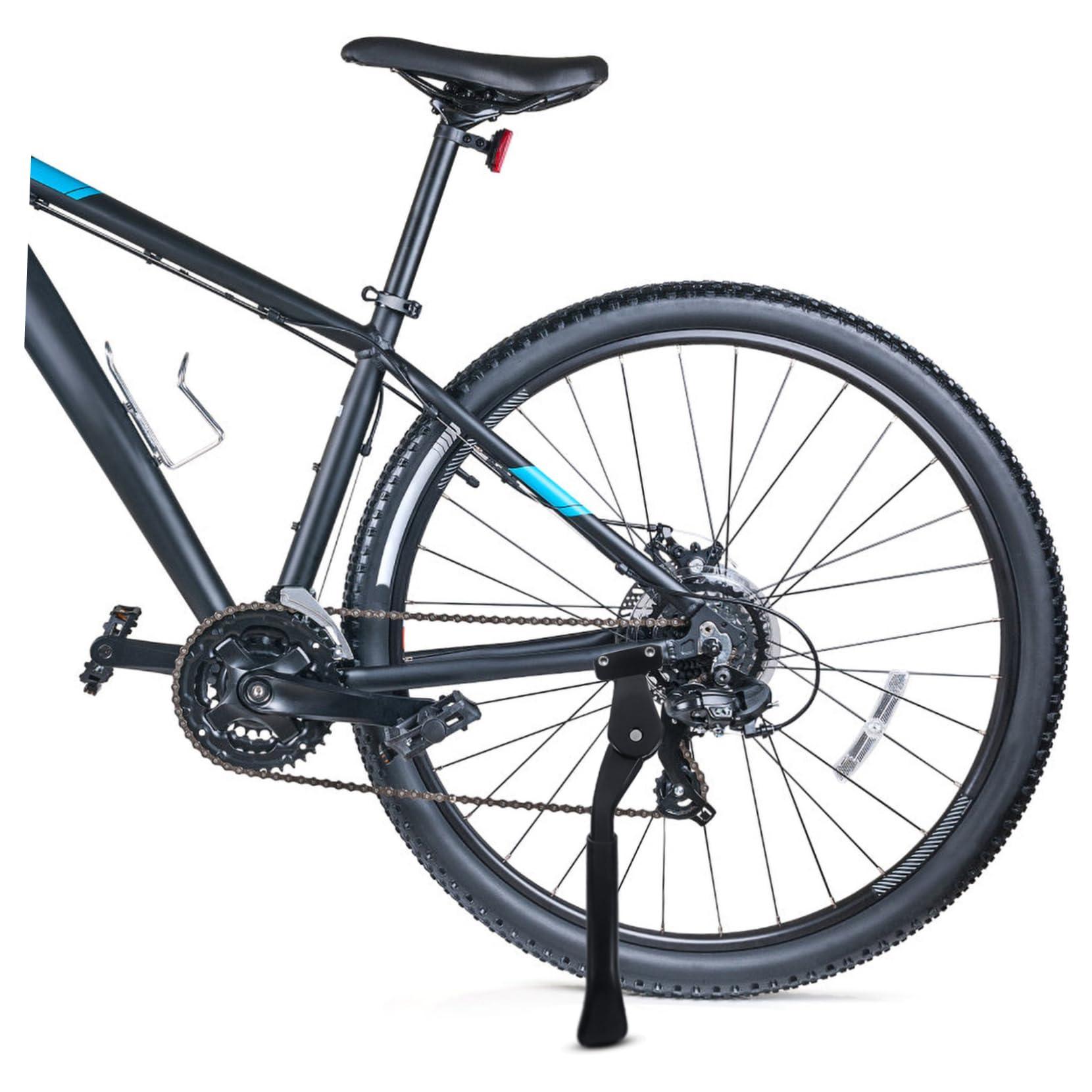 BESPORTBLE BESPORTBLE Aluminum Alloy Bike Leg Support Rear Bike Kickstand for Mountain Bike Anti-slip Base Foot Brace Parking Racks Sturdy Construction