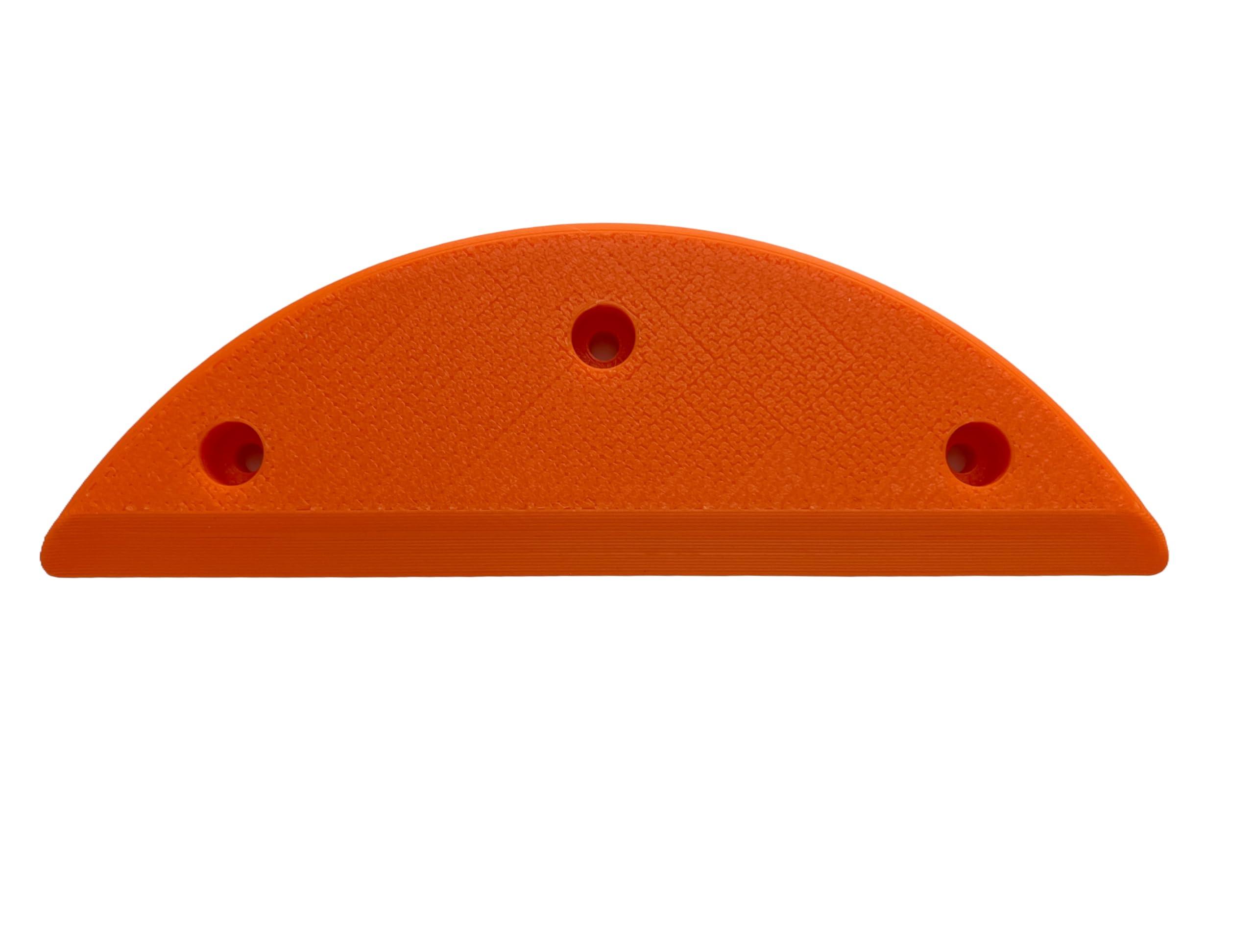 Century Skate Shop Century Tail Bone Style Skid Plate, 5.5 inch (Orange)