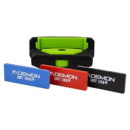DEMON UNITED Demon Hyper Ski Tuning Kit & Snowboard Tune Kit with Iron, 1lb Wax Block & Base Cleaner and Elite X Ski and Snowboard Edge Tuner w/Side Edge Multi-Tool w/ 3 Diamond Files (No Vise)